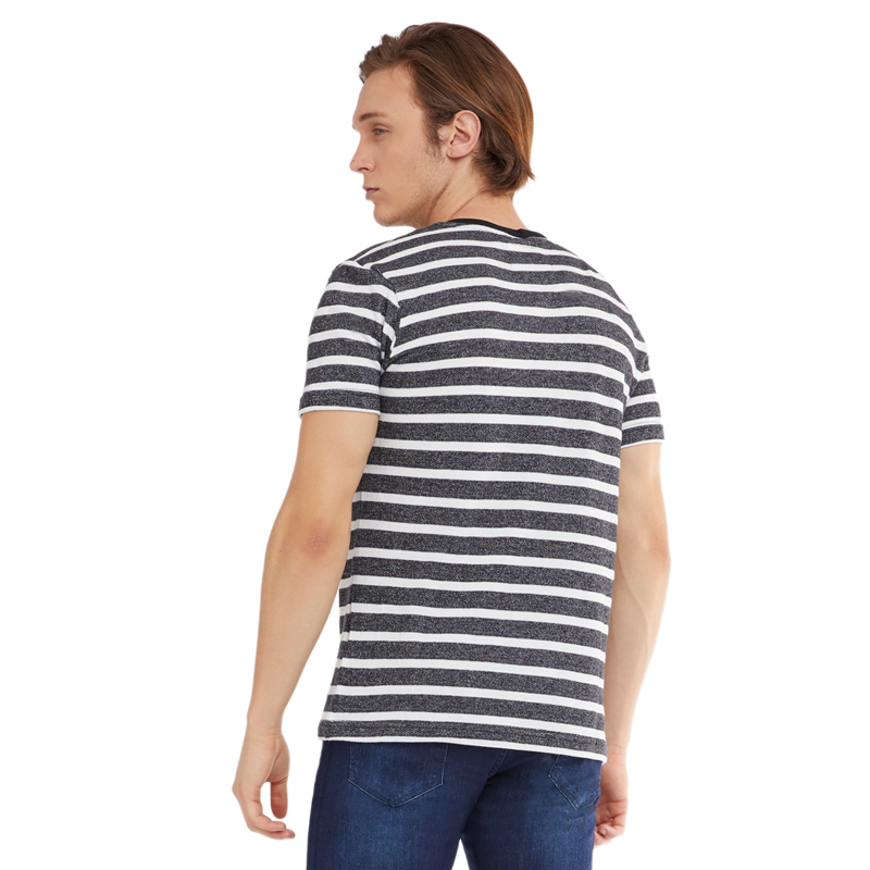 Beverly Hills Polo  Club Men Shirt  Stripe Kaos Pria  